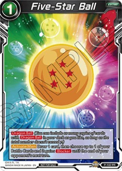 DBS Promotion Card P-102 Five-Star Ball Foil