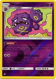 SM Unbroken Bonds 074/214 Weezing Reverse Holo