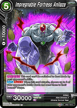 DBS Draft Box 5: Divine Multiverse DB2-138 Impregnable Fortress Anilaza Foil