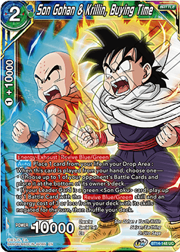 DBS Cross Spirits BT14-148 Son Gohan & Krillin, Buying Time