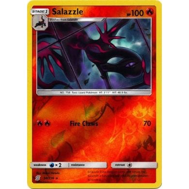 SM Unified Minds 034/236 Salazzle Reverse Holo