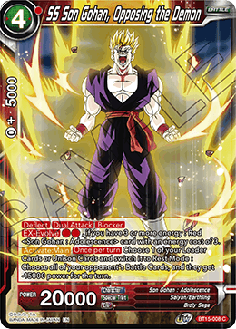 DBS Saiyan Showdown BT15-008 SS Son Gohan, Opposing the Demon