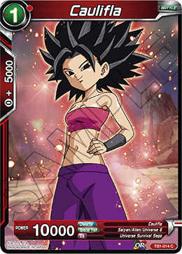 DBS The Tournament of Power TB1-014 Caulifla