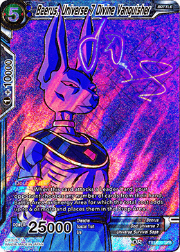 DBS The Tournament of Power TB1-030 Beerus, Universe 7 Divine Vanquisher (SPR)
