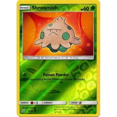 SM Unified Minds 005/236 Shroomish Reverse Holo