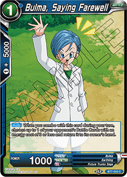 DBS Assault of the Saiyans BT7-033 Bulma, Saying Farewell Foil