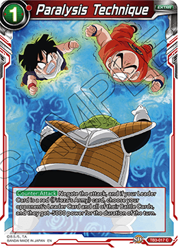 DBS Clash of Fates TB3-017 Paralysis Technique Foil