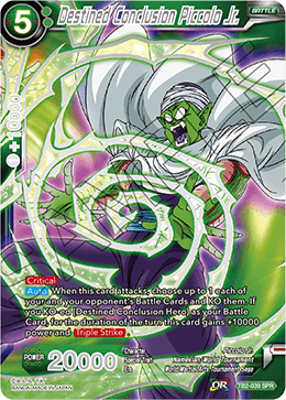DBS World Martial Arts Tournament TB2-039 Destined Conclusion Piccolo Jr. (SPR)