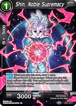DBS Draft Box 5: Divine Multiverse DB2-136 Shin, Noble Supremacy Foil