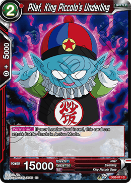 DBS Draft Box 6: Giant's Force DB3-011 Pilaf, King Piccolo's Underling