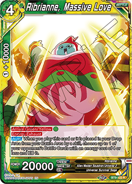 DBS Universal Onslaught BT9-122 Ribrianne, Massive Love Foil