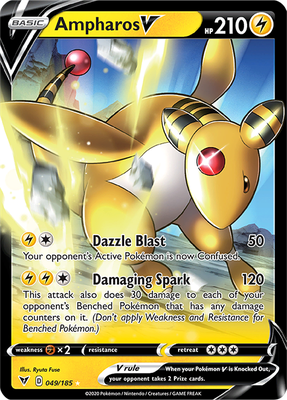 SWSH Vivid Voltage 049/185 Ampharos V