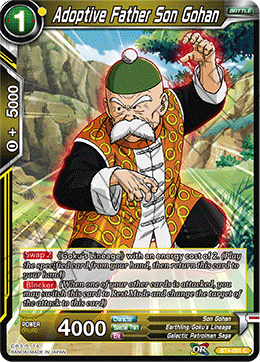 DBS Colossal Warfare BT4-091 Adoptive Father Son Gohan