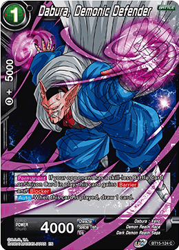 DBS Saiyan Showdown BT15-124 Dabura, Demonic Defender