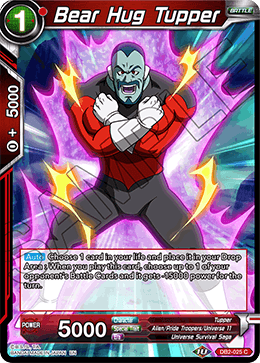 DBS Draft Box 5: Divine Multiverse DB2-025 Bear Hug Tupper