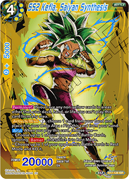 DBS Assault of the Saiyans BT7-128 SS2 Kefla, Saiyan Synthesis (ISR)