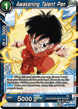 DBS World Martial Arts Tournament TB2-024 Awakening Talent Pan Foil