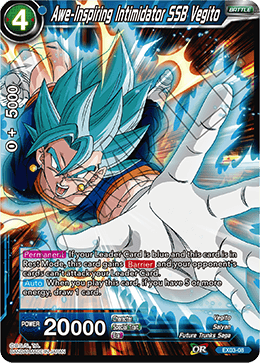 DBS Expansion Set 03: Ultimate Box EX03-08 Awe-Inspiring Intimidator SSB Vegito Foil