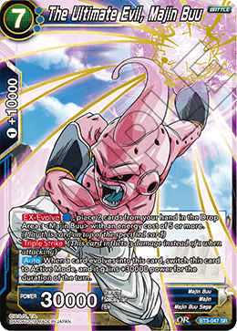 DBS Cross Worlds BT3-047 The Ultimate Evil, Majin Buu (SR)
