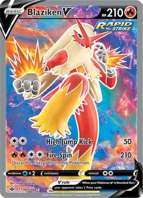 SWSH Chilling Reign 161/198 Blaziken V Full Art