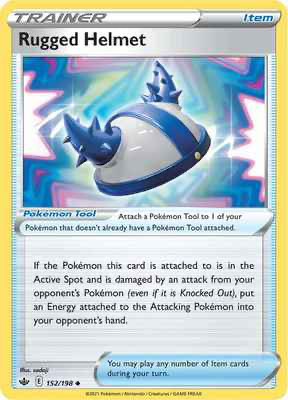 SWSH Chilling Reign 152/198 Rugged Helmet