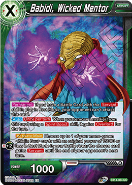 DBS Cross Spirits BT14-064 Babidi, Wicked Mentor