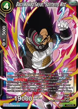 DBS Promotion Card P-075 Black Masked Saiyan, Splintering Mind Foil