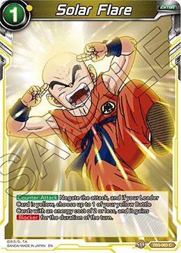 DBS Clash of Fates TB3-063 Solar Flare Foil