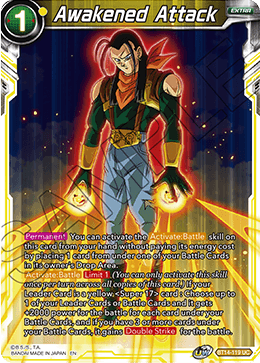 DBS Cross Spirits BT14-119 Awakened Attack Foil