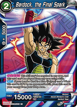 DBS Draft Box 6: Giant's Force DB3-028 Bardock, the Final Spark
