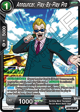 DBS World Martial Arts Tournament TB2-067 Announcer, Play-By-Play Pro