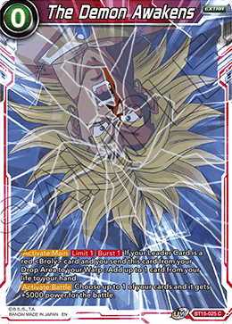 DBS Saiyan Showdown BT15-025 The Demon Awakens