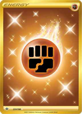 SWSH Chilling Reign 233/198 Fighting Energy Secret Rare