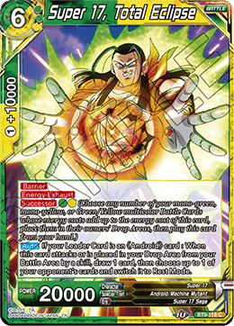 DBS Universal Onslaught BT9-118 Super 17, Total Eclipse