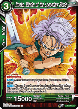 DBS Draft Box 6: Giant's Force DB3-061 Trunks, Wielder of the Legendary Blade
