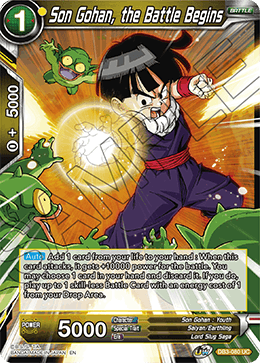 DBS Draft Box 6: Giant's Force DB3-080 Son Gohan, the Battle Begins