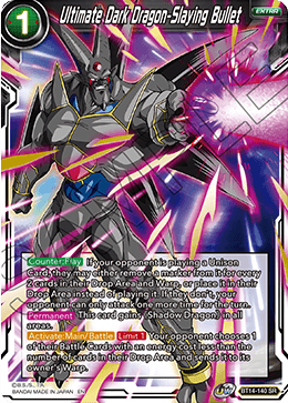 DBS Cross Spirits BT14-140 Ultimate Dark Dragon-Slaying Bullet SR