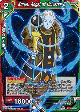 DBS Realm of the Gods BT16-127 Korun, Angel of Universe 8 Foil