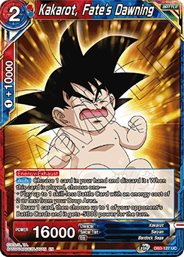 DBS Draft Box 6: Giant's Force DB3-127 Kakarot, Fate's Dawning