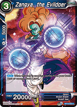 DBS Supreme Rivalry BT13-050 Zangya, the Evildoer Foil