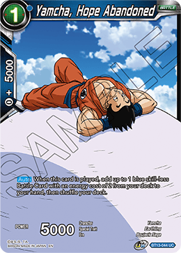 DBS Supreme Rivalry BT13-044 Yamcha, Hope Abandoned