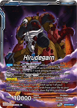 DBS Cross Spirits BT14-032 Hirudegarn (Leader) Foil