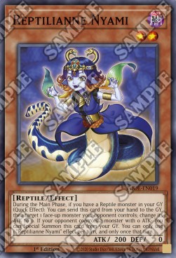 Yu-Gi-Oh! Burst of Destiny BODE-EN019 Reptilianne Nyami – JGC Collectables