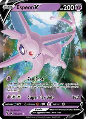 SWSH Evolving Skies 064/203 Espeon V