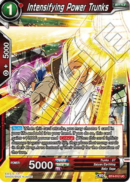 DBS Colossal Warfare BT4-012 Intensifying Power Trunks Foil