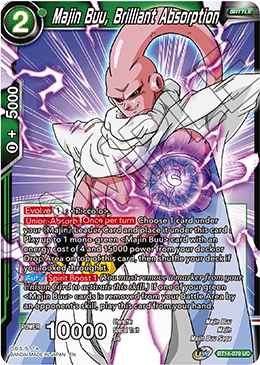 DBS Cross Spirits BT14-079 Majin Buu, Brilliant Absorption Foil