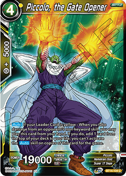 DBS Cross Spirits BT14-104 Piccolo, the Gate Opener Foil