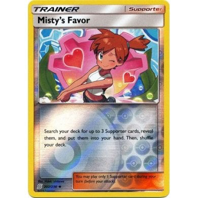 SM Unified Minds 202/236 Misty's Favor Reverse Holo