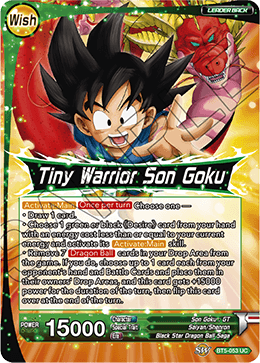 DBS Miraculous Revival BT5-053 Pilaf / Tiny Warrior Son Goku (Leader)