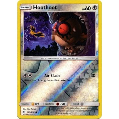 SM Unified Minds 165/236 Hoothoot Reverse Holo